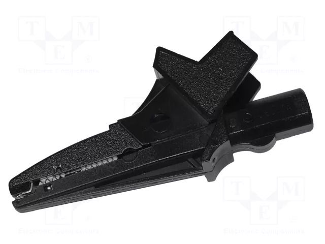 Crocodile clip; 20A; 1kV; black; max.16mm; Type: insulated SONEL WAKROBL20K01