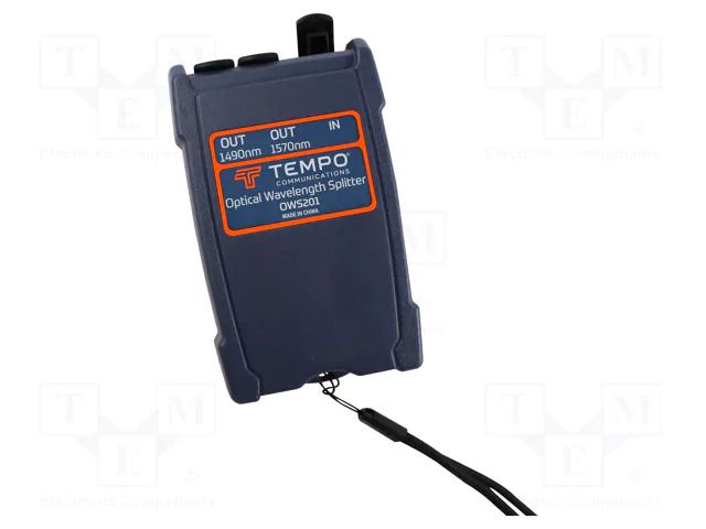 Optical splitter; SC/APC; 110x70x26mm; to fiber optic network TEMPO OWS201