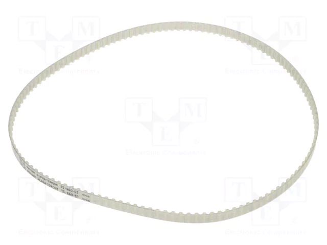 Timing belt; T5; W: 8mm; H: 2.2mm; Lw: 660mm; Tooth height: 1.2mm OPTIBELT T5-660-8-77ZA