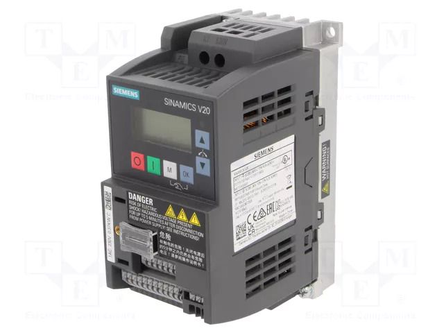 Automation module: Inverter; Max motor power: 0.37kW; 0÷599Hz SIEMENS 6SL3210-5BB13-7BV1