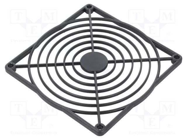 Guard; plastic; 105x105mm; Body dim: 115x115x6.6mm; Ø4.57mm Qualtek Electronics 09120-G