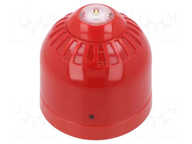 Signaller: lighting; flashing light; red; Sonos Pulse; 17÷60VDC KLAXON SIGNALS ESB-5008