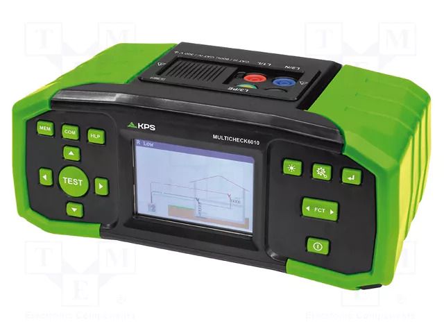 Meter: appliance meter; colour,LCD TFT 3,5"; 320x480; USB KPS MULTICHECK