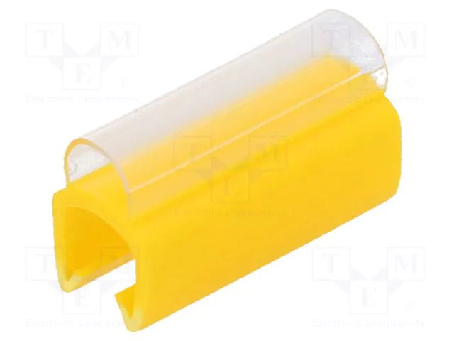 Markers; Marking: empty; 4÷5mm; PVC; yellow; -30÷60°C; push-in PARTEX PTC30015A4