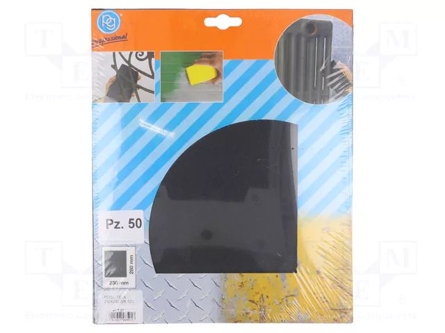 Cleaning cloth: sandpaper; Granularity: 120; 230x280mm PG PROFESSIONAL PG-T.07