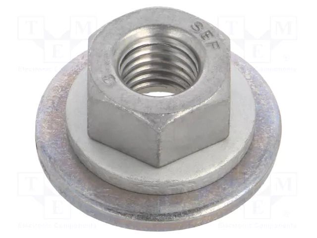 Nut; with flange,with washer,protective; hexagonal; M10; 1.5 BOSSARD B10/BN33855