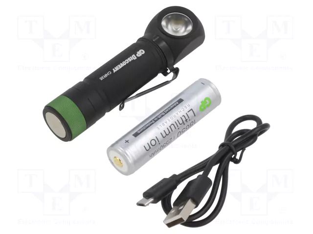 Torch: LED headtorch; IPX4; waterproof; 130lm GP GP-CH35