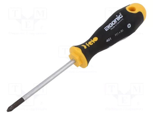 Screwdriver: standard; Pozidriv®; PZ1; ERGONIC® FELO FL40110210