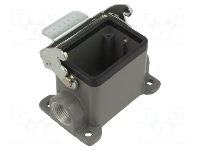 Enclosure for connectors: HDC; size 6B; with latch; angled; M20 MOLEX MX-93601-0828