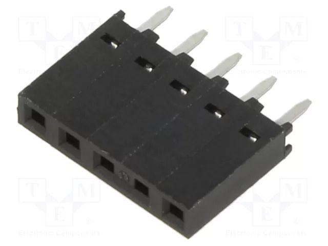 PIN: 5; female; 2.54mm MOLEX MX-90147-1105