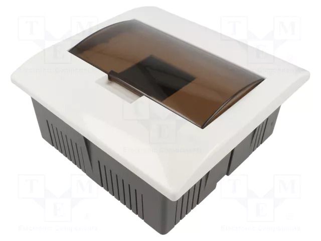 Enclosure: for modular components; IP30; plaster embedded; white JONEX JX-S-7/PT-WH