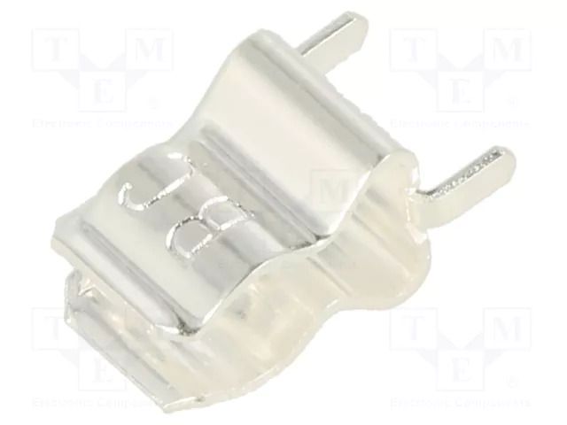 Fuse clips; THT; 6.3x32mm; 30A; Pitch: 7.11mm; silver; 1kVAC; 122 LITTELFUSE 01220083Z