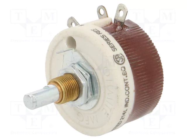 Potentiometer: shaft; 35Ω; 25W; 6.35mm; Shaft: smooth; wirewound OHMITE RHS35RE