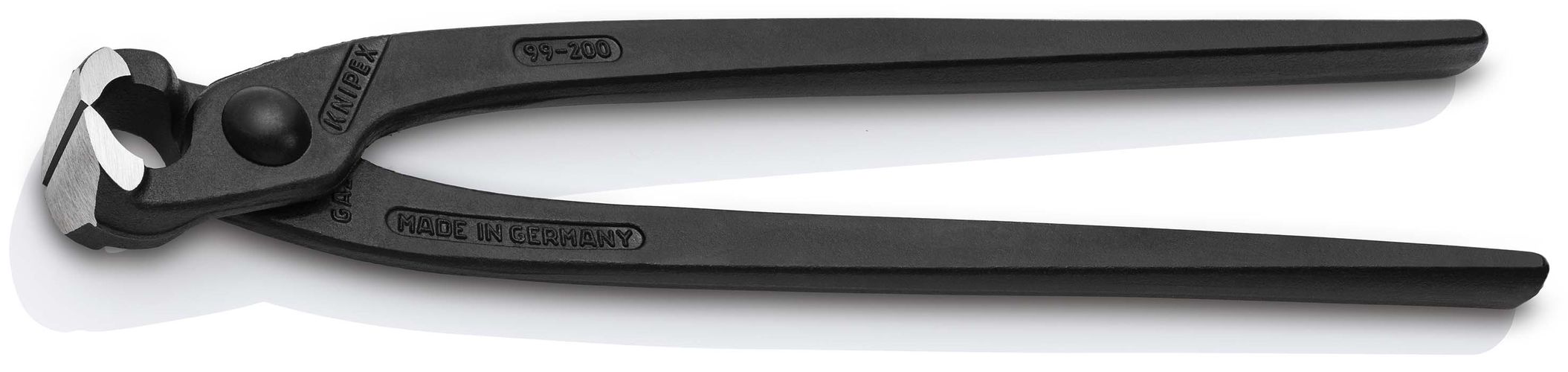 KNIPEX 99 00 200 EAN Concreters' Nipper (Concreter's Nippers or Fixer's Nippers) black atramentized 200 mm 99 00 200 EAN 4003773039358