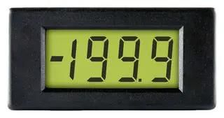 VOLTMETER, LCD, 3.5DIGIT, 35MM DPM 2AS-BL
