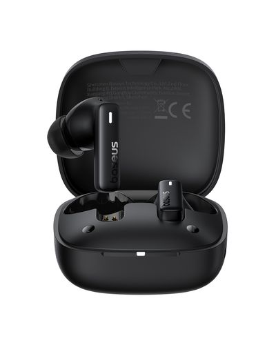 True Wireless Bluetooth 5.3 austiņas Bowie E19 ar uzlādes futrālīti, melnas krāsas A00069600113-00 6932172655969