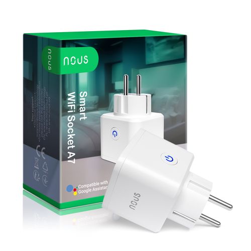 Viedā ligzda WIFI NOUS A7 SMART Plug 16A, TUYA / Smart Life NOUS-A7 5907772033463