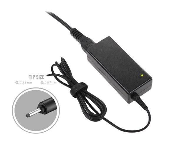 Datora lādētājs 19V 2.1A, 2.5x0.7mm, ASUS ACASUS19V2.1A2507 4772081000496