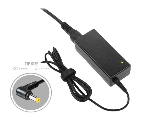 Portatīvā datora lādētājs 19V 4.74A, 5.5x1.7mm, ACER AC19V4.74A5517 4772081006054