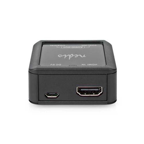 Digital Audio Converter | 1-way | Audio / video / data connections input: DC Power / HDMI™ Input | Audio / video / data connections output: 1x Coax Audio / 1x TosLink Female | Automatic | Anthracite ACON3425AT 5412810404599