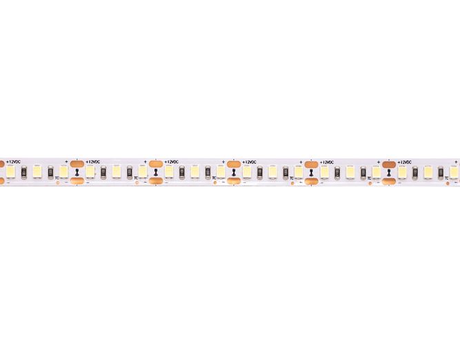 LED lente 12V 9.6W/m nehermētiska silti balta 100lm/W AKTOled 3000K HM-2835-120-96WWm 4772081001240