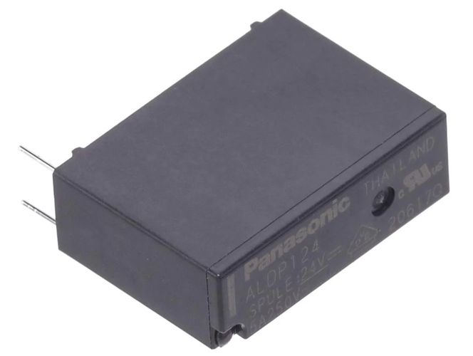 Miniatūras elektromagnētiskie releji ALDP124