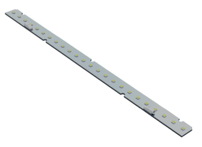 LED modulis, lineārs, 280mm, 750mA CC, 11.12V, 8.3W, 4000K, AKTO AM-L280W17-6p4sRA-NW
