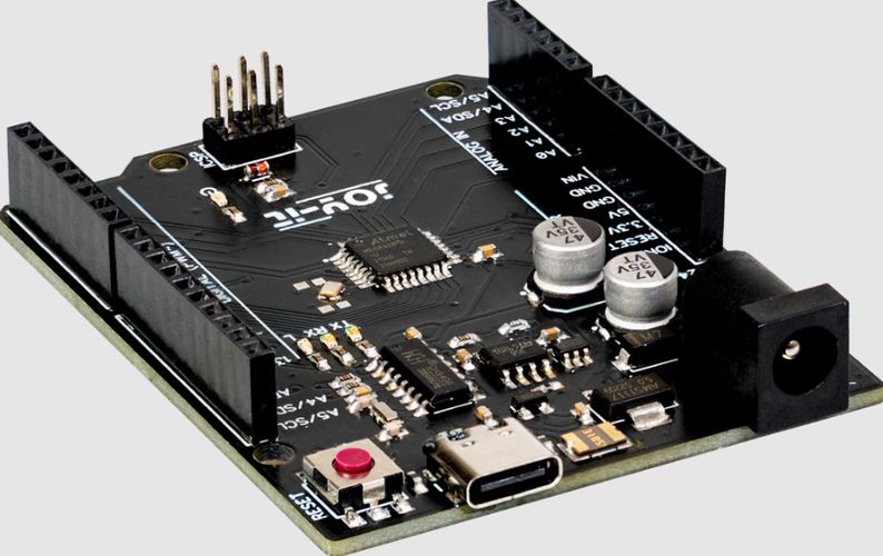 Mikrokontrolieris UNO Rev3 ar USB-C (saderīgs ar Arduino UNO) uz ATMega328 bāzes JOY-IT ARD-One-C 4250236825373