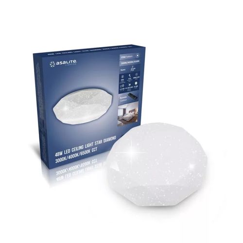 LED gaismeklis 48W CCT STAR ar tālvadības pulti ASAL0193