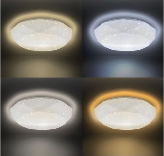 LED gaismeklis 48W CCT STAR ar tālvadības pulti ASAL0193