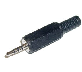 Kontaktdakšiņa 2.5mm ar  4 kontaktiem AU/CX-2.5-M-4