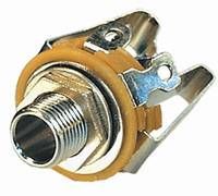 Ligzda 6.3mm mono metāla korpusā AU/H-6.3M-F-M 4040849110832; 4051366110830