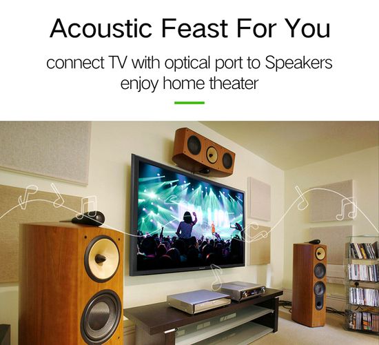 Optiskais TOSLINK kabelis - TOSLINK 3 m pīts pelēks AV108 UGREEN UGREEN/10541 6957303815418