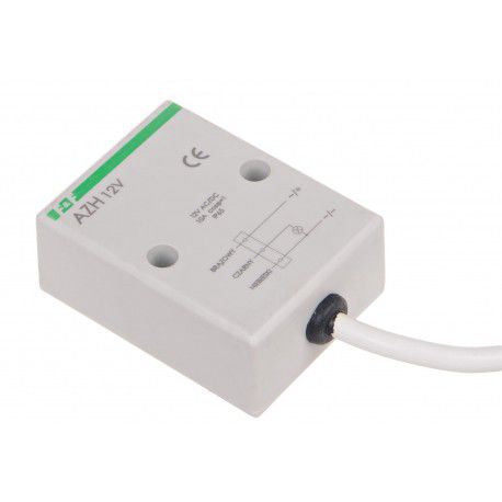 Gaismas relejs 10A, 12V, noslēgts ar savienojuma kabeli 0,8m AZH-12V