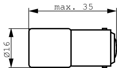 Spuldze BA15d 24V 5W BA15D24V5W 4250110806115