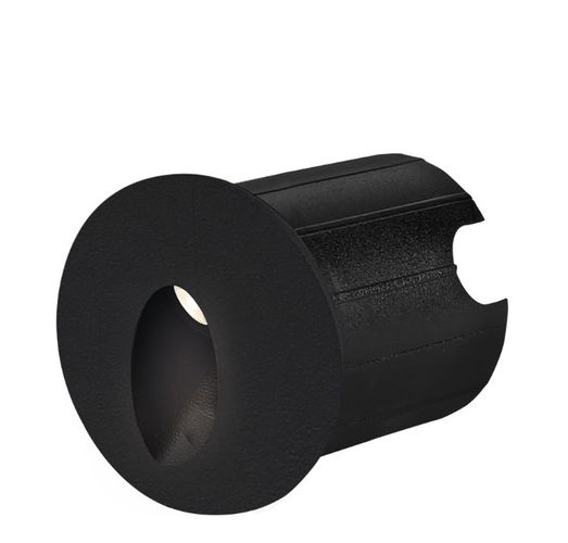 Pakāpiena gaisma, 2W 200lm, su lęšiu, 3000K, black, hermetic IP65 BG38-02201 5949097727399