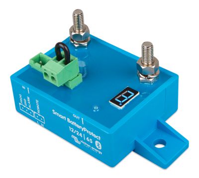 Vieda akumulatora aizsardzība pret dziļu izlādi Smart BatteryProtect 12/24V-65A, Victron Energy BPR065022000 8719076041238