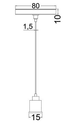 Magnētiskais gaismekļa piekares komplekts BY41-90041 5949097722936