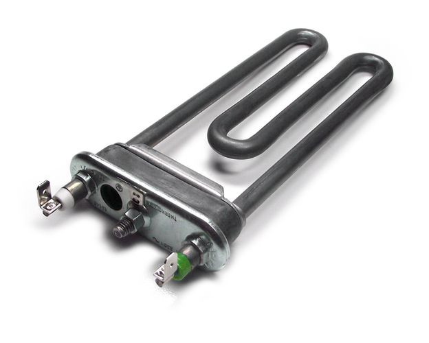 Sildelements 1700W 165mm ar caurumu, taisns, plast.bākai W1-06000/W 4772081008713; 8014025180403