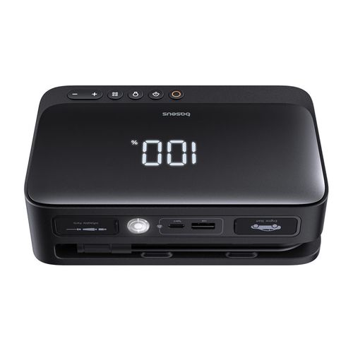 Powerbank / auto starteris 600A 1500 mAh / 14,8 V / 22,2 Wh, USB + USB-C 5V 2,4A Super Energy BASEUS C00245902111-00 6932172654351