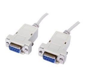 Kabelis DB9-F: DB9-F  Null Modem 1.8m CABLE-138 4040849684845