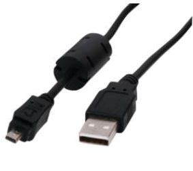 Kabelis USB2.0 A - Nikon 8pin (UC-E6), 1.8m CABLE-294 4017538034038; 5412810091560