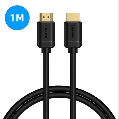 Kabelis HDMI-HDM Ikontakti 1.0m (HDMI 2.0) melns 4K 60Hz, BASEUS CAKGQ-A01 6953156222519