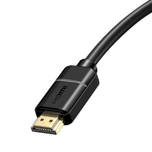 Kabelis HDMI-HDMIkontakti 8m (HDMI 2.0) melns 4K 30Hz, BASEUS CAKGQ-E01 6953156222557