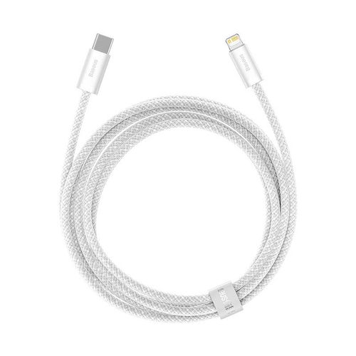 Kabeļa USB C spraudnis uz iP Lightning 20W 2m White Dynamic Baseus CALD000102 6932172601935