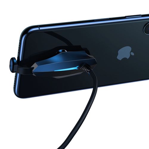 Kabelis USB2.0 A spraudnis - IP Lightning spraudnis 1,2m ar stiprinājumu pie paneļa melnu BASEUS CALXA-A01 6953156295728