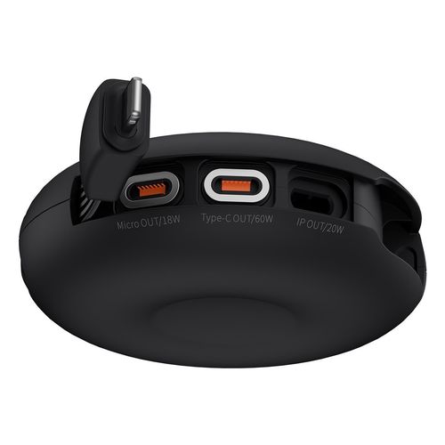 Kabelis USB C - magnētieskie adapteri  USB C, IP Lightning, micro USB, 20W melns ar kārbu BASEUS CAMLC-01 6953156207554