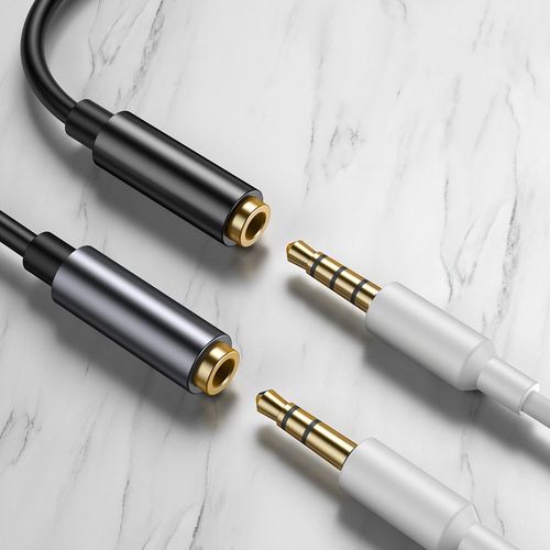 Adapteris USB C spraudnis - 3.5mm stereo ligzda BASEUS CATL54-01 6953156297845