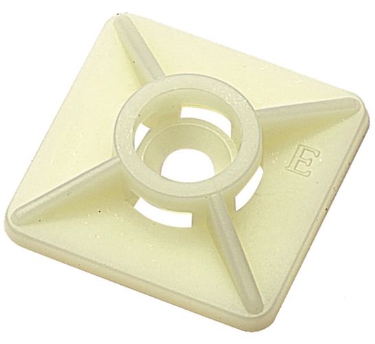 Kabeļa stiprinājums 19x19mm 80N, balts (100 gab) CBH-19/19N 4008190106317