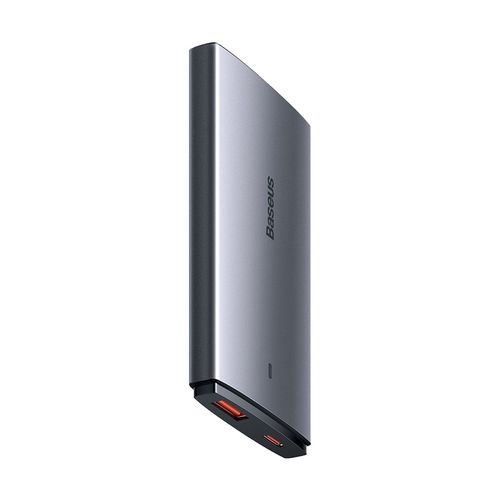 Sienas lādētājs GaN5 Pro Ultra-Slim 65W USB + USB-C QC3.0 PD3.0 ar USB-C 1 m kabeli, pelēks CCGP150113 6932172618353